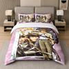3Pcs Bed Set,Death Note 1 Duvet Cover and 2 Pillowcases, Printed Bedding Decor For Guest Room