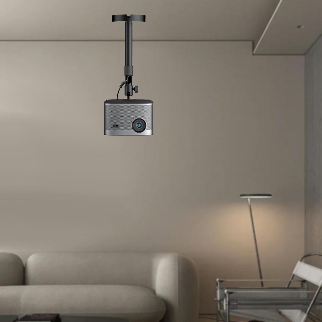 Потолочное крепление Стойка Вращение 360° Стабильная Регулируемая длина Монтажный кронштейн Подвес для спальни Дома