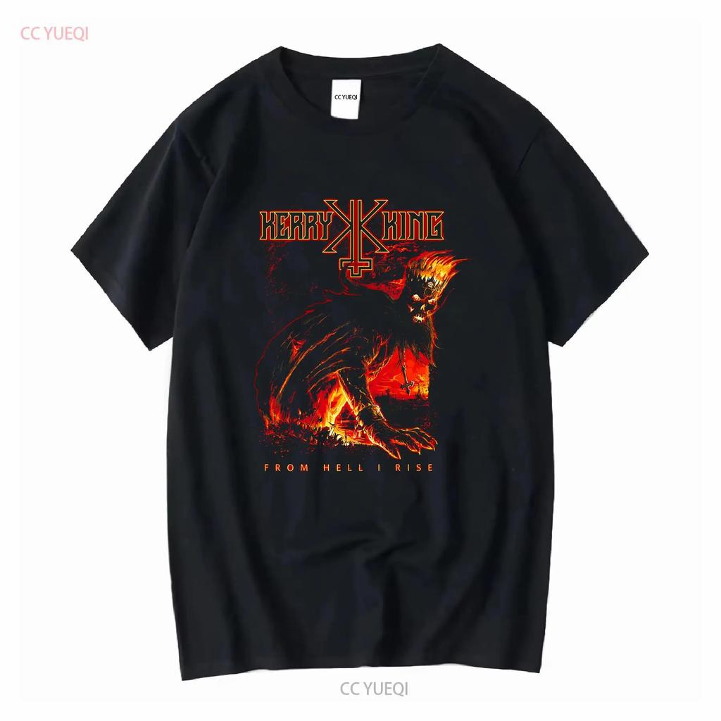 Керри Кинг From Hell I Rise НОВАЯ Футболка с длинным или коротким рукавом винтажная стираная Топ для повседневной носки удобный дышащий