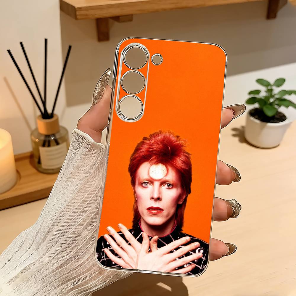 Singer D-David B-Bowie Phone Case For Samsung Galaxy A71,A70,A52,A51,A40,A30 Transparent Cover