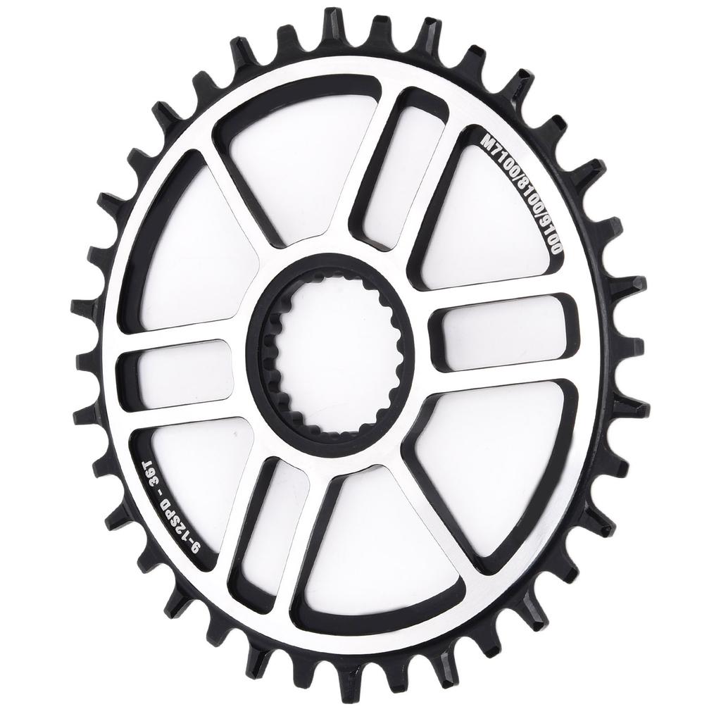 36T Bicycle Chainring Aluminum Alloy Direct Mount 12 Speed Bike Single Disc Brake for Shimano M7100 for M8100 for M9100