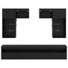 TV Wall Unit 6 pcs 100 x 30 x 40 cm Artisan Oak
