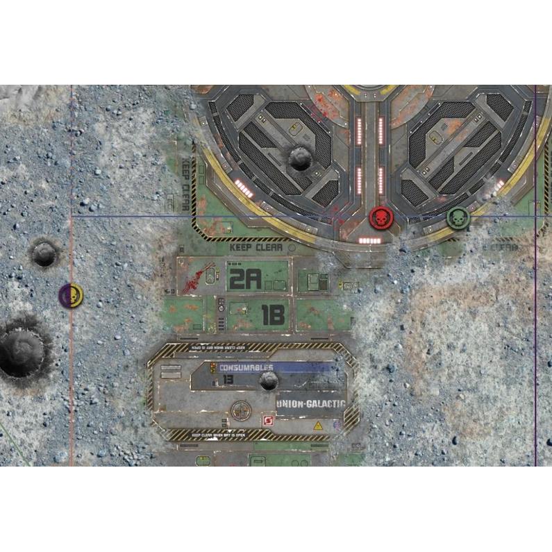 Battle mat, Gamemat, Deployement Zone, NEW 11th edition, 66"x44" Wargame Accessories, Battle mats