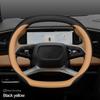 Тип Double D Высококачественная кожаная оплетка на руль автомобиля Обмотка для Geely Galaxy L7 Boyue L COOL 2026 2026 Держатель Защитник