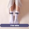 1/5 Pairs Toes Short Socks Woman Girl Cotton Striped Solid Breathable Soft Elastic Invisible Socks 5 Finger Socks Harajuku