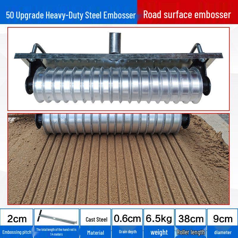 Concrete Pavement Texturizer and Anti-Slip Groover Roller Machine