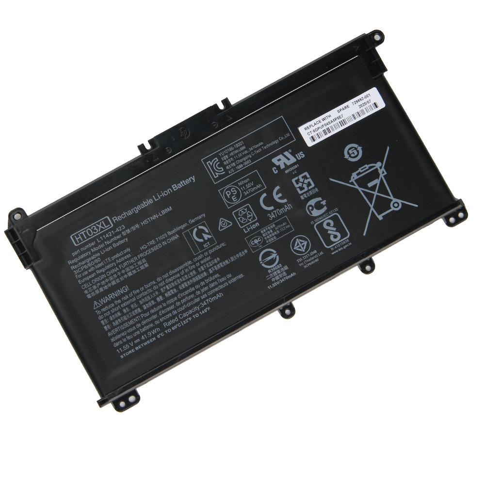 Перезаряжаемая литиевая батарея для HP L11119-855 L11421-1C1 L11421-2C2 L11 Pavilion 15-CW1000AU TPN-Q209 HSTNN-LB8M HT03XL Батарея для ноутбука