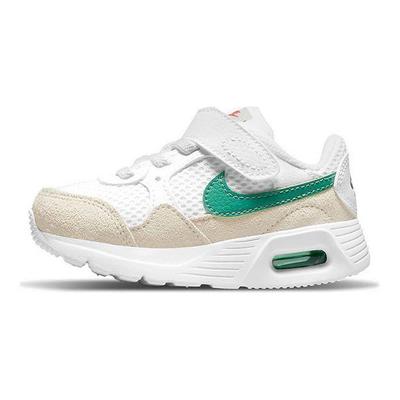 Air Max Амортизация на липучке Нескользящие Прочные Низкие Кроссовки для ходьбы Детская обувь Молочно-белый Зеленый CZ5361-104