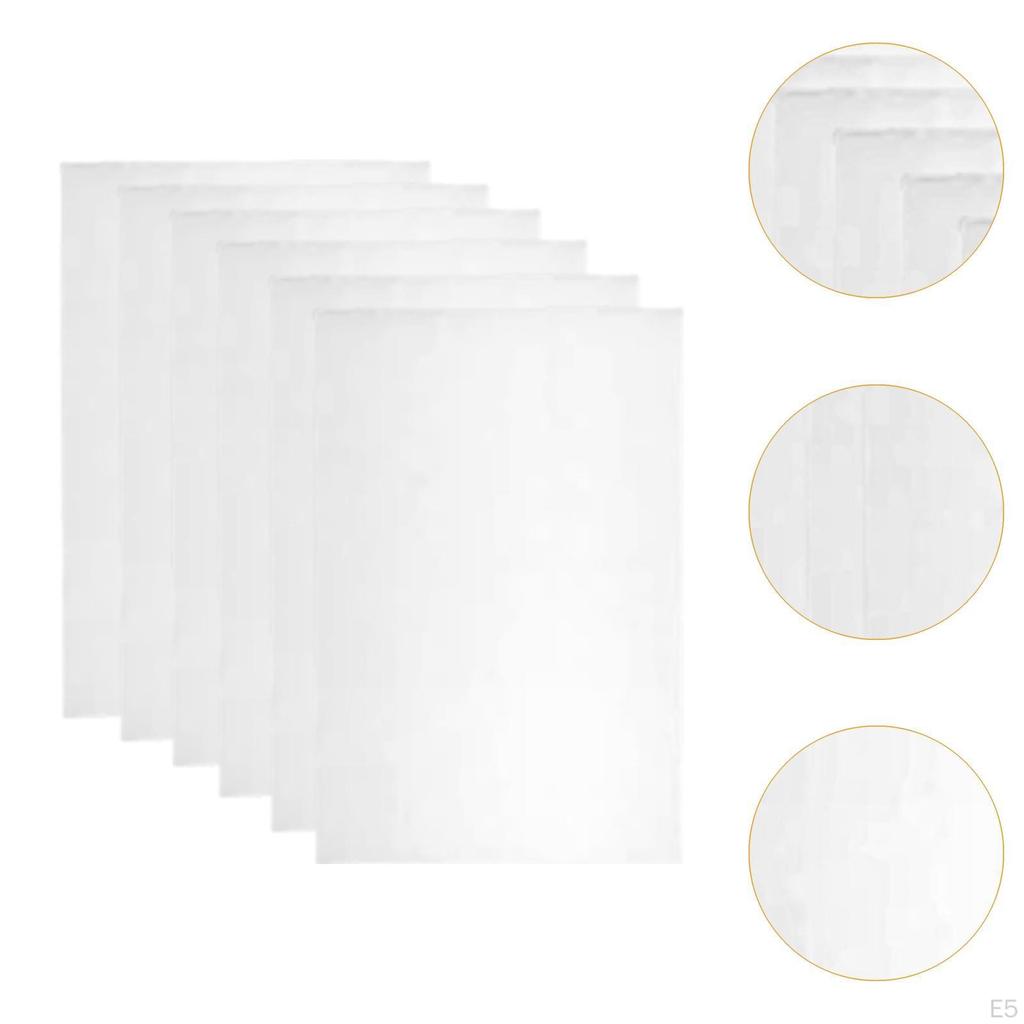 6 штук Запасные аксессуары для очистителей воздуха Нетканые Легкая установка Деталь системы фильтрации