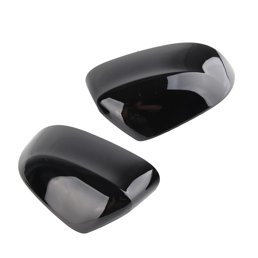 1 пара боковых накладок на зеркала заднего вида, глянцевые черные, стильные, прочные, легкие, накладки на дверные зеркала