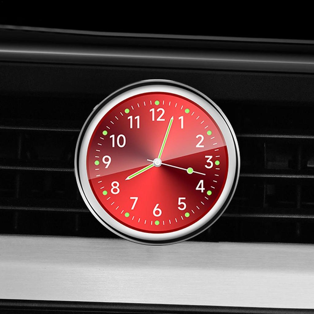 Dash Car Watch, Luminous High Precision, Small Analog Clock, Fluorescent Car Dash Car Watch,