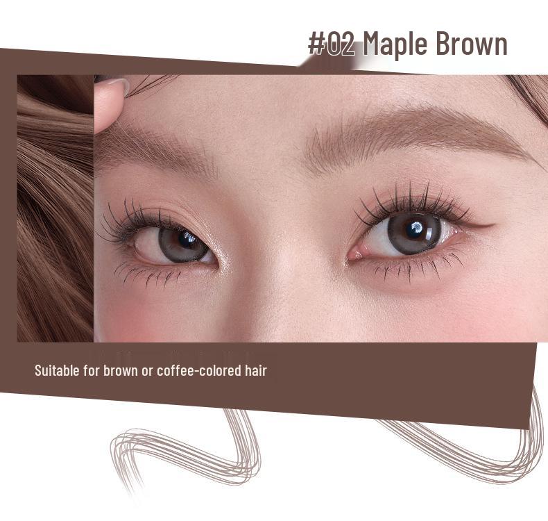 Двусторонний стойкий карандаш для бровей Gracebabi для натуральных, выразительных бровей - Подходит для начинающих и устойчив к выцветанию.