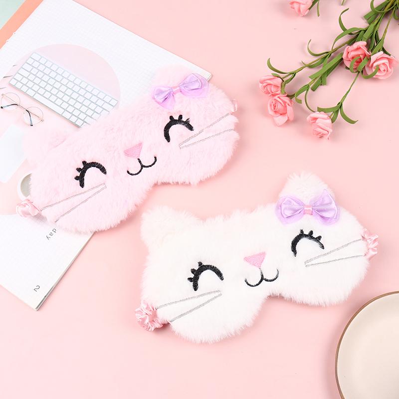 Kids Anime Sleeping Mask Blindfold Cartoon Eye Cover for Travel Rest Comfortable Sleep Accessory