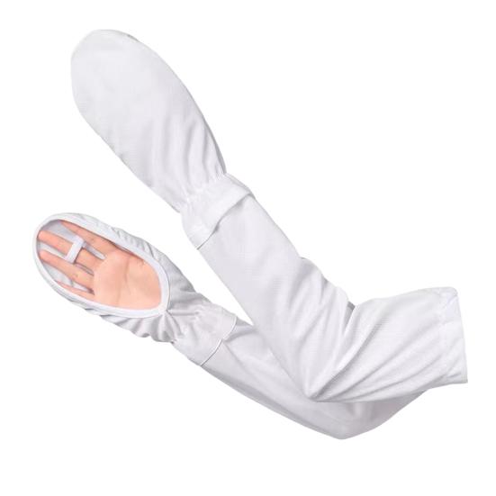 1 пара летних нарукавников, быстросохнущая защита от пота, солнцезащитный козырек, полные рукава, анти-УФ-сенсорный экран, тонкая защита рук, нарукавники для верховой езды на открытом воздухе