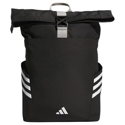 Рюкзак полиэстеровый обычный унисекс черный/белый Adidas KC0270