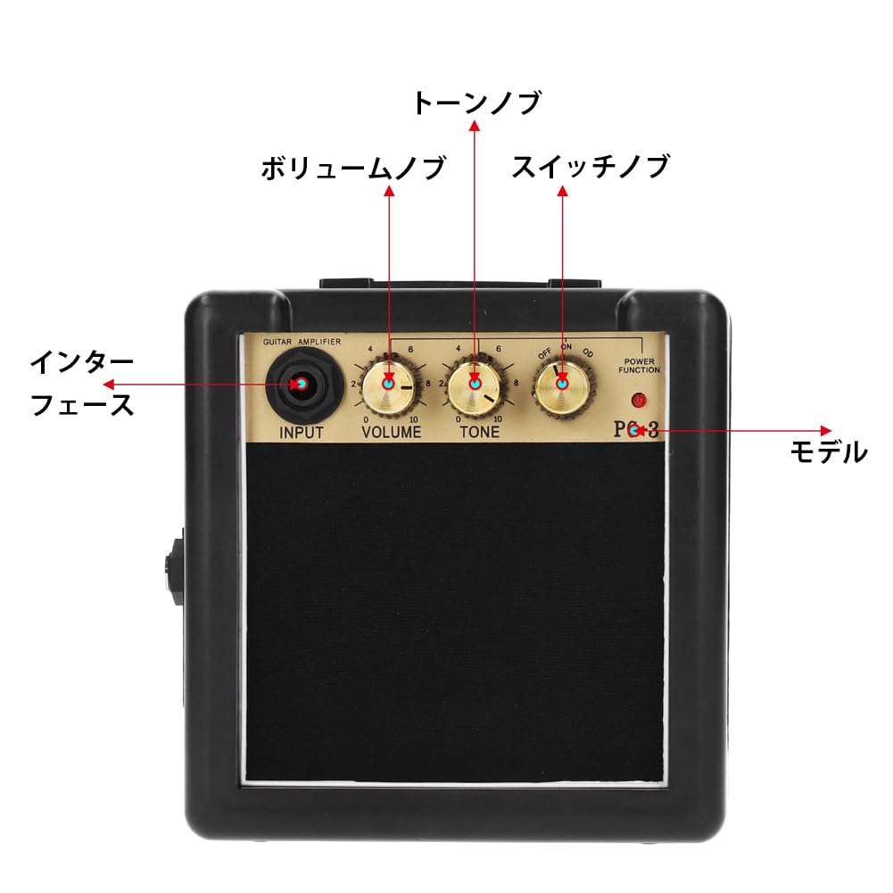 Басовый усилитель Звуковой эффект Регулятор тональности Гитарный динамик Усилитель Маленький инструментальный динамик Портативный мини-инструмент на батарейках Аксессуары Главная