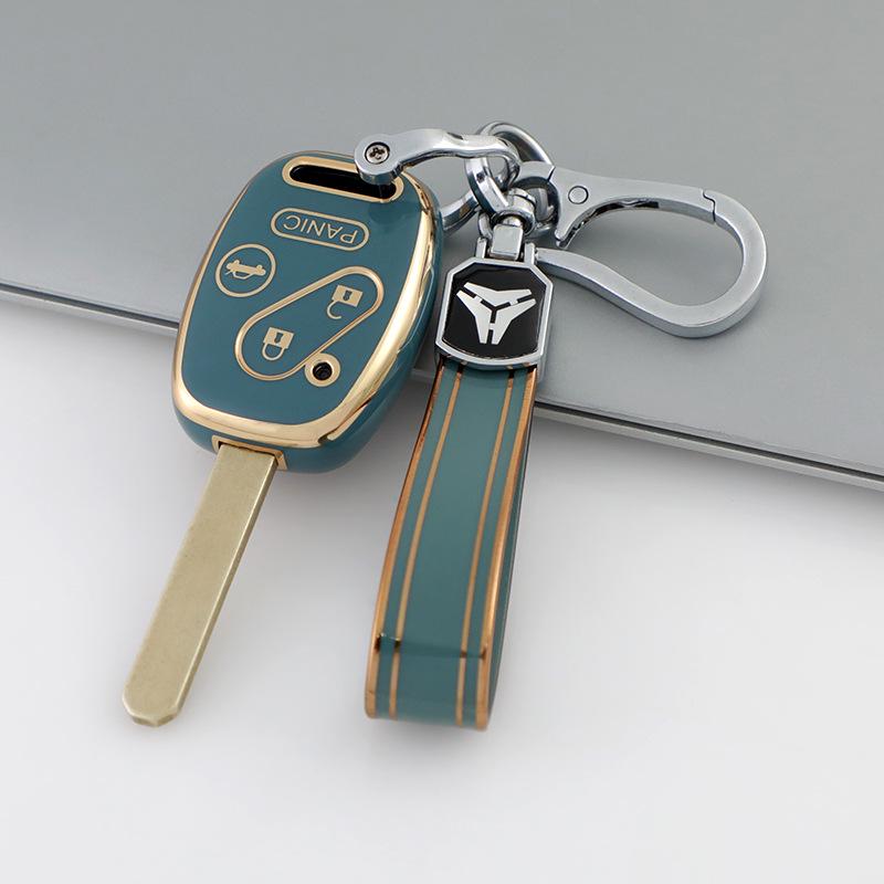 Премиальный чехол для ключа Gold Edge для Honda Accord, Fit, CRV, Odyssey