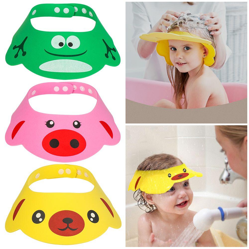 Fashion Portable Eye Protection Waterproof Bath Visor Wash Hair Shield Baby Shower Hat Shampoo Cap