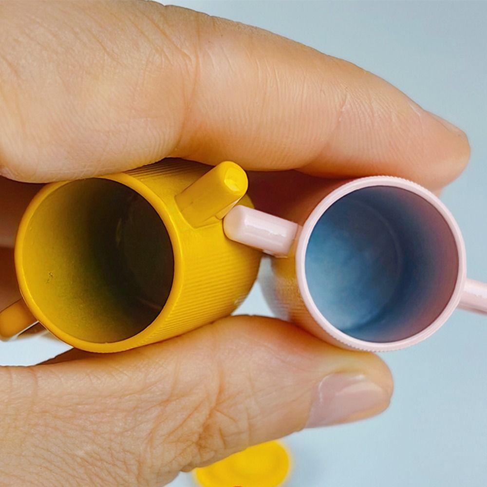 1/6 Doll Kettle Cup Set Alloy Miniature Drinkware Creative Dollhouse Teapot