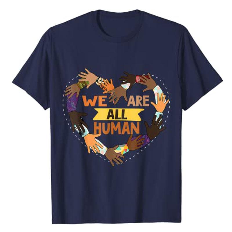 Black Is Beautiful BlackHistoryMonth We Are All HuUnisex TShirt Aesthetic Clothes Summer Plus Size Husband Novelty Tee Gifts