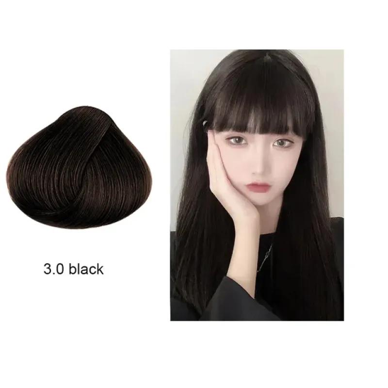 Натуральный шампунь для быстрой окраски волос, окрашивающий аргановое масло, темно-коричневый цвет, шампунь для окрашивания седых волос Mokeru argan