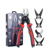 Multifunctional 5 In 1 Pliers Steel Wire Pliers Wire Stripping Pliers Interchangeable Head Special For Electricians