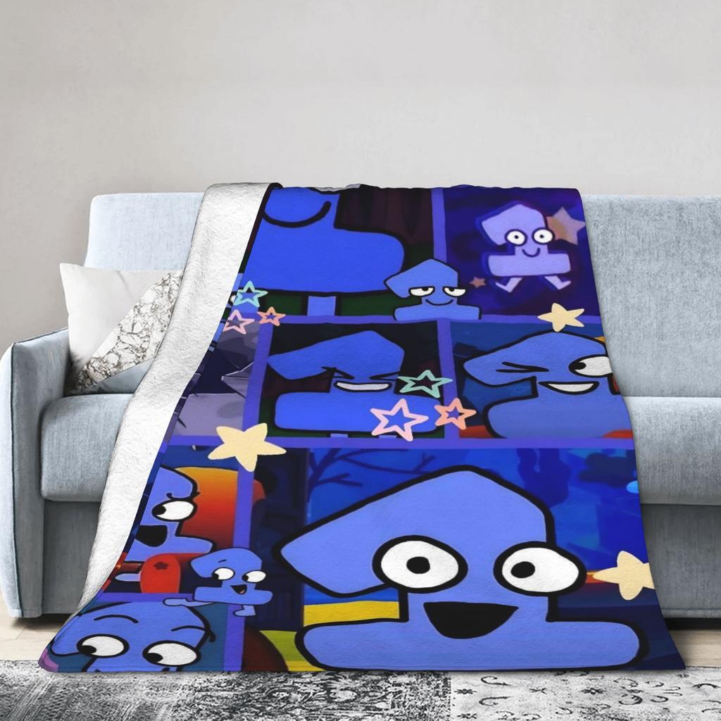 One BFDI American Animated Blanket Fleece Spring/Autumn Breathable Super Warm Throw Blanket for Bedding Couch Bedspread
