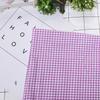 7Pcs Purple Cotton Sewing Fabrics 25*25cm Breathable Fabric Pretty DIY Artcraft Fabric  For Sewing