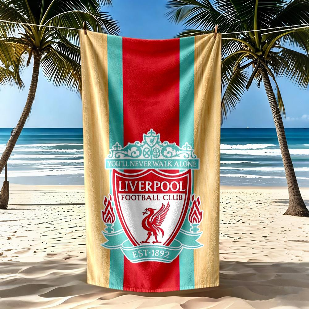 Liverpool Football Club Beach Towel Super Soft Microfiber Quickdry Fabric Comfortable Lightweight