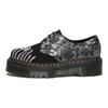 Dr. Martens Кожаные туфли на шнуровке с 3 люверсами, низкие, повседневные, унисекс, черные, серые 27695001
