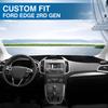 KUST Коврик на приборную панель автомобиля для Ford Edge 2015-2024 Нескользящий коврик на приборную панель для левостороннего вождения, внутренний коврик для Ford Edge Аксессуары Custom Fit Dash