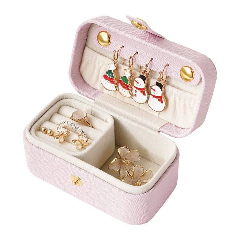 Simple Mini Jewelry Box Jewelry Box Earrings And Rings Storage Box Travel Portable Jewelry Rings And Jewelry Storage Box