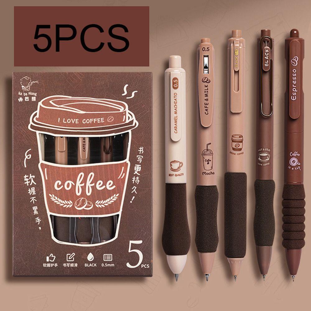 0,5 мм черная сменная ручка пластиковая нейтральная ручка креативная шариковая ручка для 5 шт./набор канцелярских принадлежностей