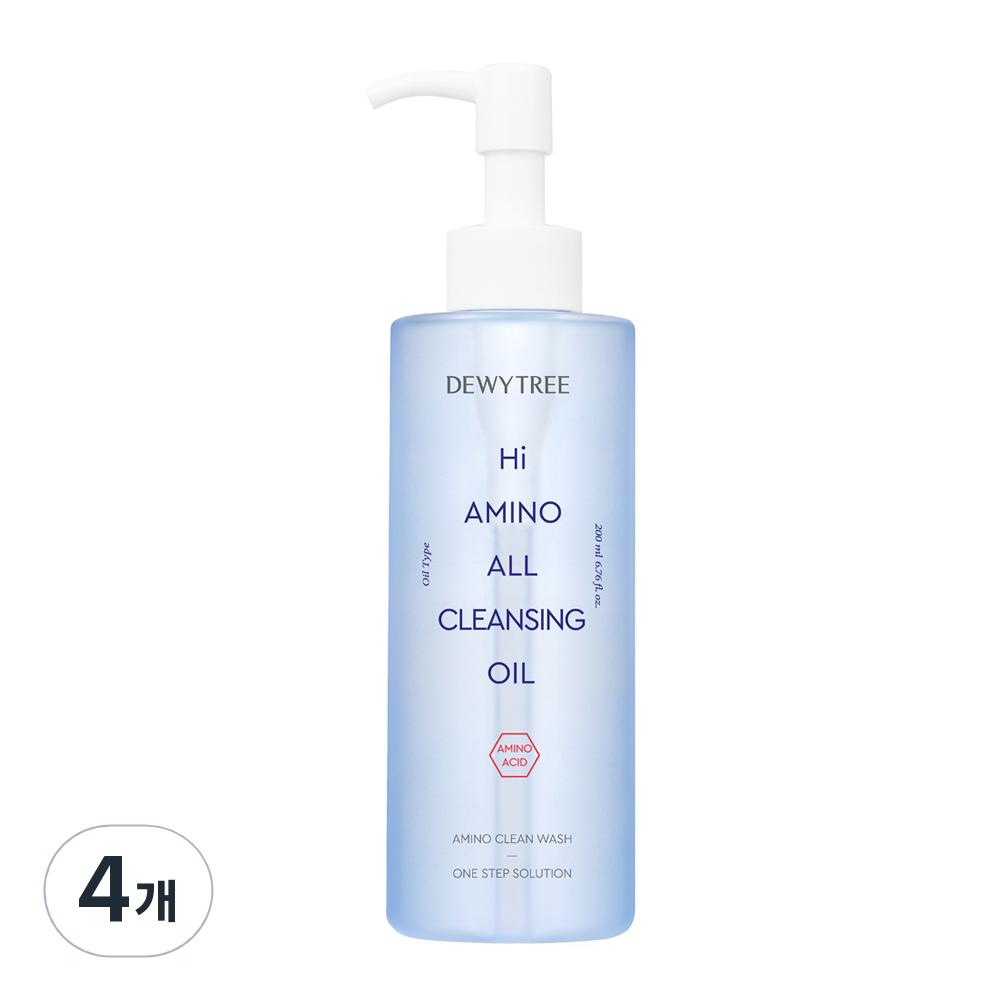DEWYTREE High Amino All Cleansing Oil, 200ml, 4 Pieces
