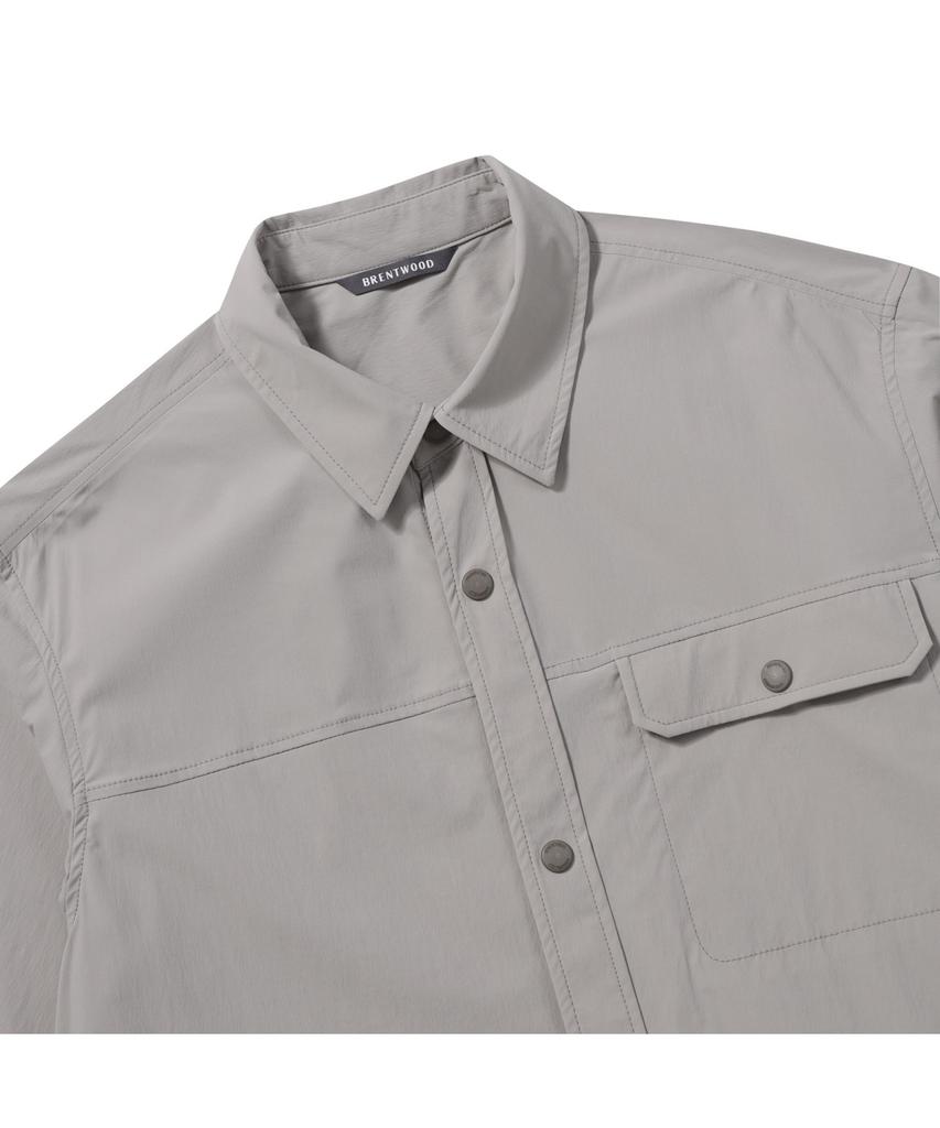 BRENTWOOD Spring Solid Shacket_Brsas25711Gyx