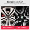 JIYQ3 4Pcs 56/60mm Car Wheel Center Hub Caps Sticker Rim Cover Emblem Badge For Skoda Octavia 2 3 a5 a7 Fabia Kamiq Kapoq Kodiaq Rapid