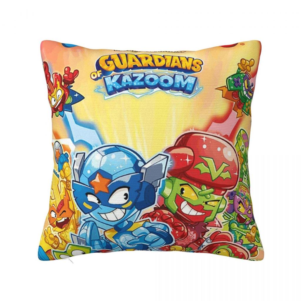 Super Zings SuperThings Square Pillowcase Pillow Cover Polyester Cushion Decor Comfort Throw Pillow for Home Bedroom