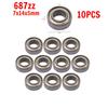 10 шт. Миниатюрные подшипники 685zz 608z 625ZZ Бесшумные Маленькие подшипники Глубокий паз Мини Шариковые подшипники Углеродистая сталь для Скейтборда Самоката