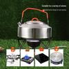 1.5L 304 Stainless Steel Camping Kettle