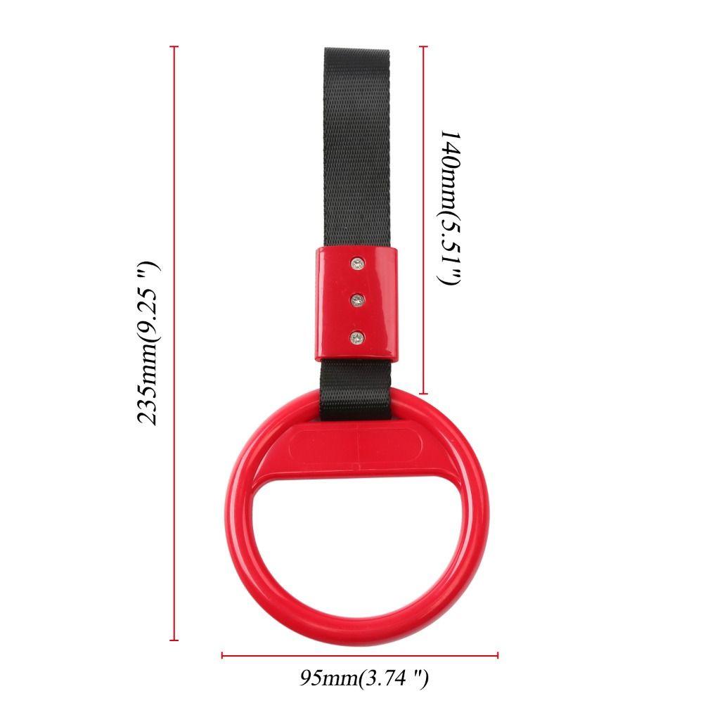 Warning Round Car Hand Pull Ring Round Shape Round Rear Bumper Warning Ring Auto Decoration