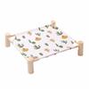 Wood Kitten Sleeping Bed Detachable Cat Bed Practical Pet Camp Bed  Living Space