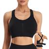 Sports Bra That Move Front Opening Zipper Sports Bra for High High Sports Running Firm Support Bra [veimia] Doesn't [Large Size, Stable] Women,
