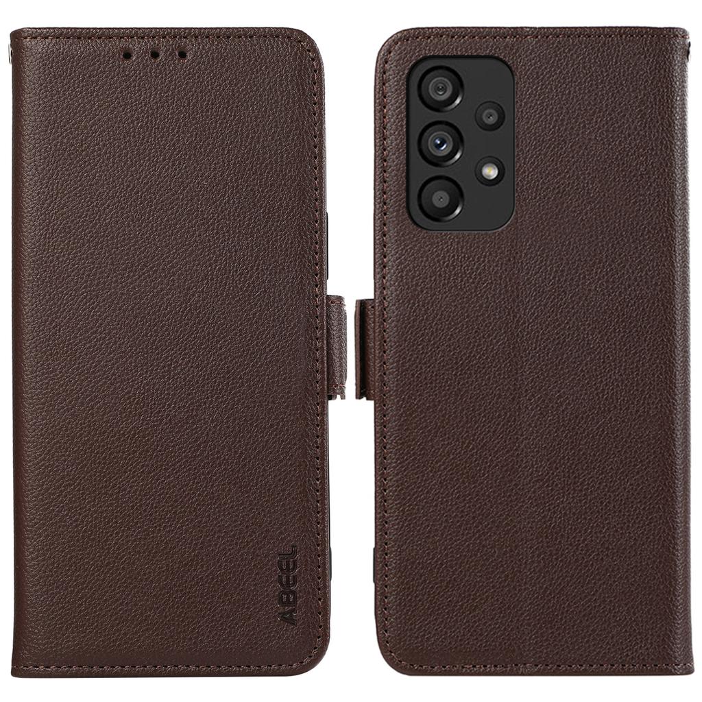 ABEEL For Samsung Galaxy A52 4G/A52s 5G/A52 5G Case RFID Blocking PU Leather Card Holder Phone Cover