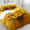 Sunflower Bedding Set Duvet Cover Set Quilt Cover With Pillowcase Soft Single Twin Double Size For Bedroom Decor Birthday Gift