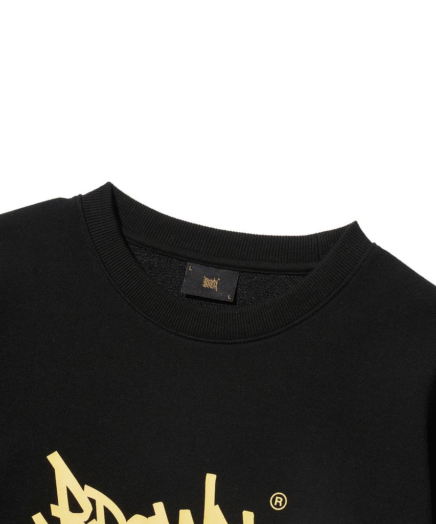BROWNBREATH Part Of Tag Crewneck - Black