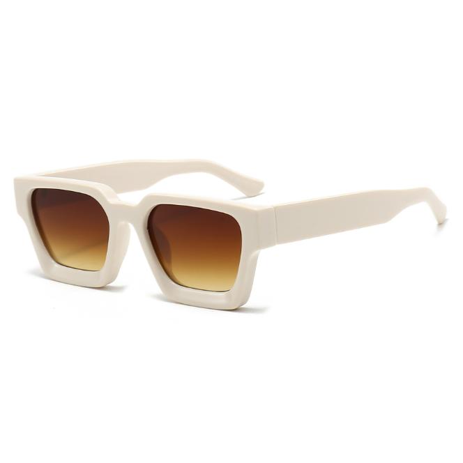 Vintage Square Sunglasses for Women Men Square Thick Frame Sun Glasses Simple Style Shades Gafas De Sol Mujer Marca