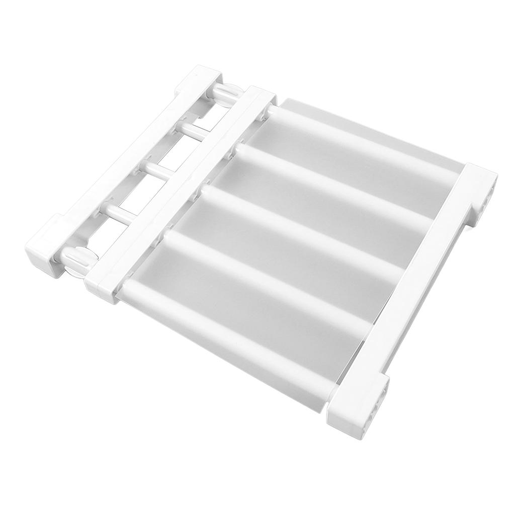 Closet Tension Shelf Expandable Nail Free Cabinet Divider Storage Rack for Wardrobe Cupboard