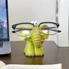 Elephant Glasses Holder Funny Cute Cartoon Non-Slip Eyeglass Rack Home Office Eyewear Display Stand for Desk Home Dorm Office