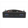 USB3.2 GEN2 Front Panel HUB 2xUSB3.2 10Gbps and 2x TypeC Adapter TypeE To Front TypeC for Desktop 3.5" Floppy Drive