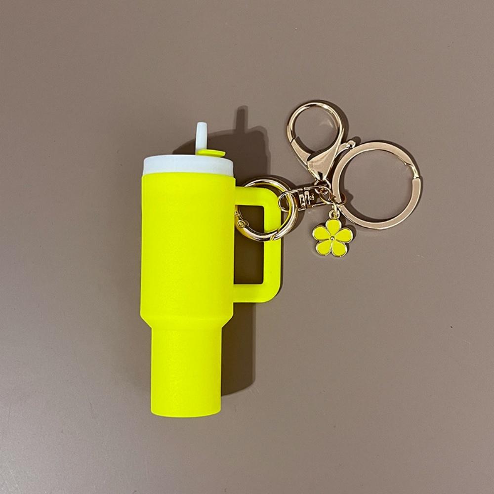 Mini Cup Keychains for Stanley Cup Accessories Cute Tumbler Lip Balm Storage Box Women Purse Backpack Decor Holder Ornaments